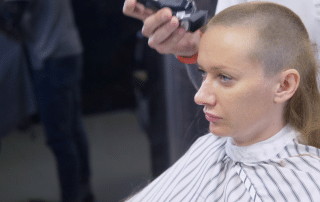 Haare abrasieren