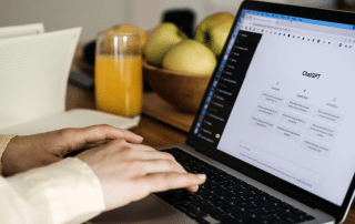 ChatGPT auf Laptop