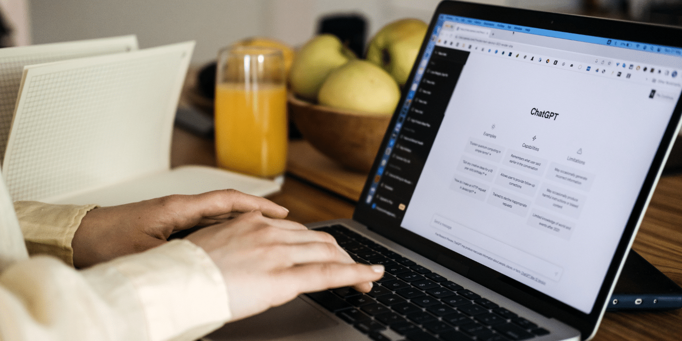 ChatGPT auf Laptop