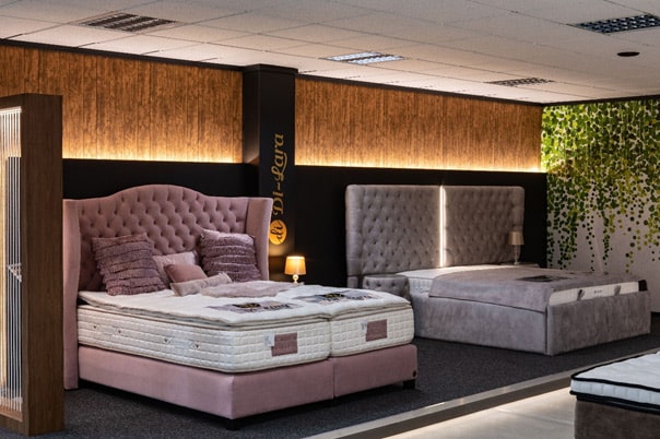 Di-Lara bed exhibition