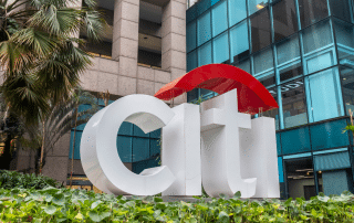 citi Logo vor Eingang