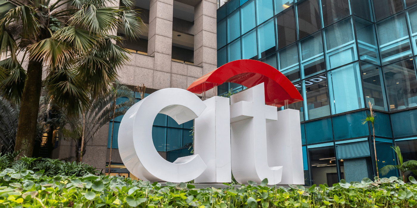 citi Logo vor Eingang