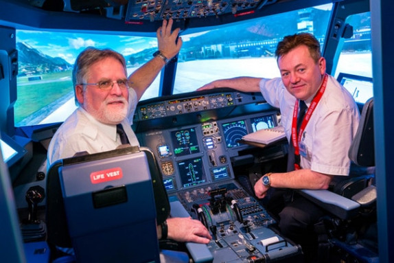 Flugsimulator Dresden Cockpit