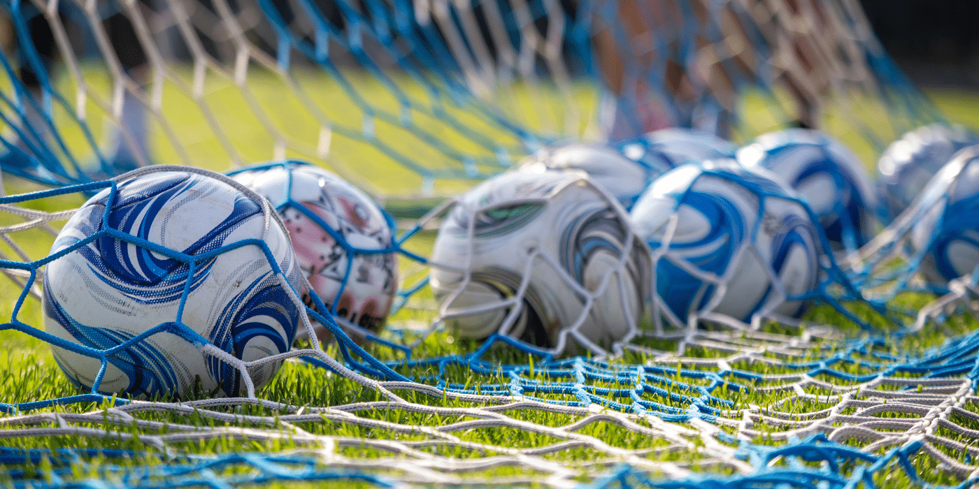 Fussball im Tor