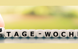 4-Tage Woche auf Würfeln