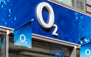 O2 Firmenschild