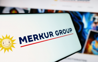 Company sign Merkur Group